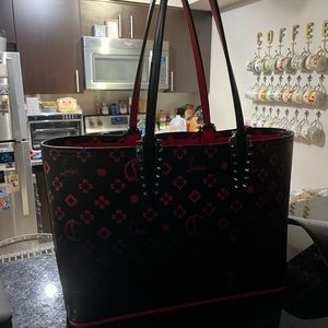 Christian Louboutin Cabata Loubinthesky leather tote